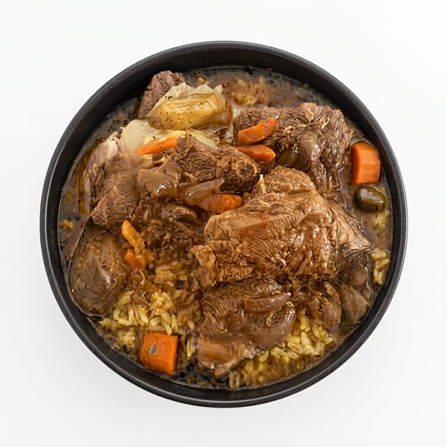 Brown Stew Chicken.